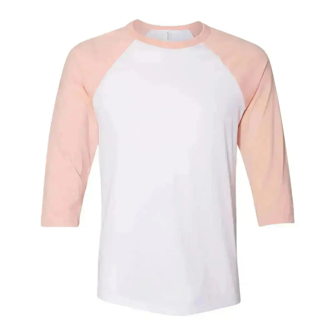Bella + Canvas Sleeve 3/4-Baseball T-Shirt, Raglan Tshirt 3200 Unisex