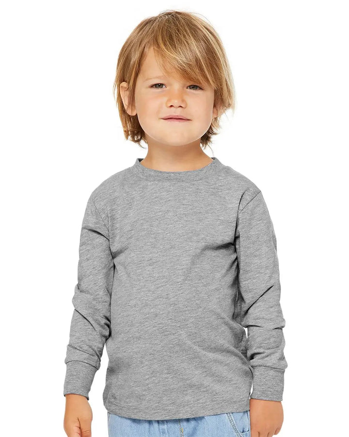 Customize Bella+Canvas Blank Toddler Long Sleeve T-Shirt 3501T