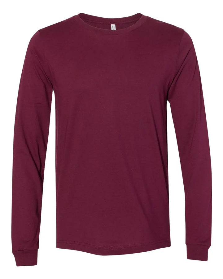 Customize Bella+Canvas Blank Unisex Long Sleeve Jersey T-Shirt 3501-3501CVC