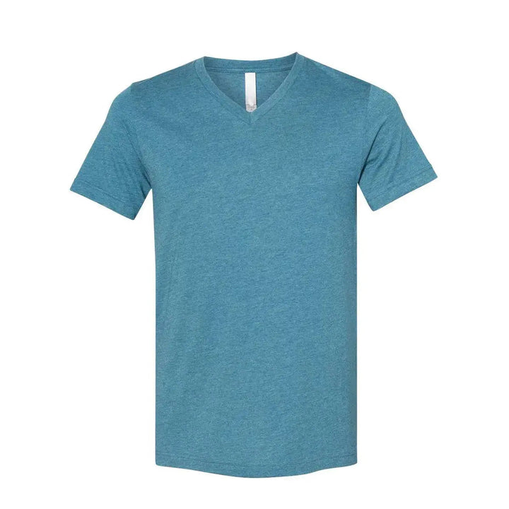 Bella+Canvas Blank 3005 Unisex Short Sleeve V-Neck T-Shirt Cypress DTF