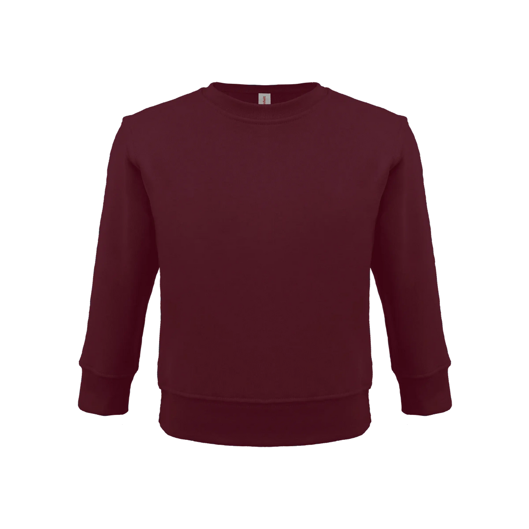 Customize Bonita Cotton Soft Style Blank Toddler Size Sweatshirt