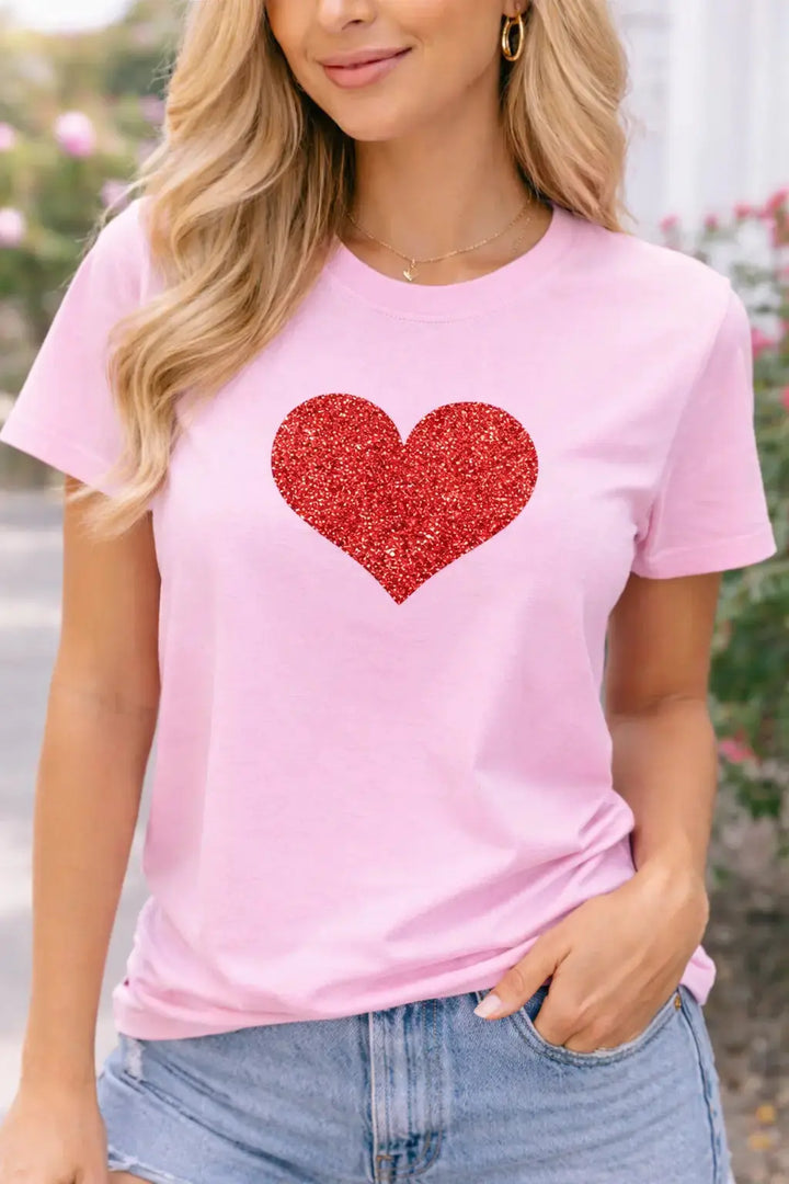 Customize Glitter Unisex Garment-Dyed Heavyweight T-Shirt - 1717