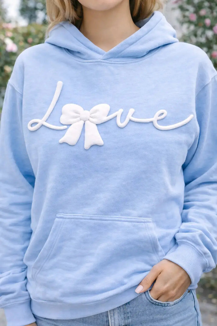 Customize Puff Gildan Heavy Blend Hoodie 18500