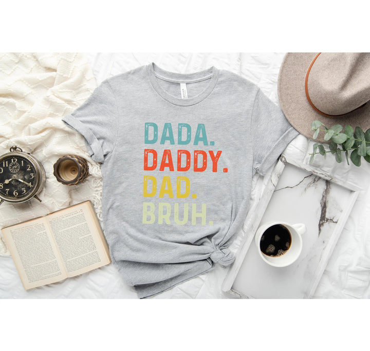Dada Daddy Dad Bruh Shirt - Funny Father's Day Gift for Cool Dads Cypress DTF
