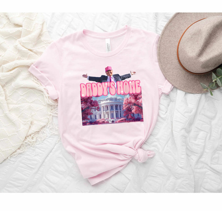 Daddy’s Home Shirt | Trump 2025 White House Shirt Cypress DTF