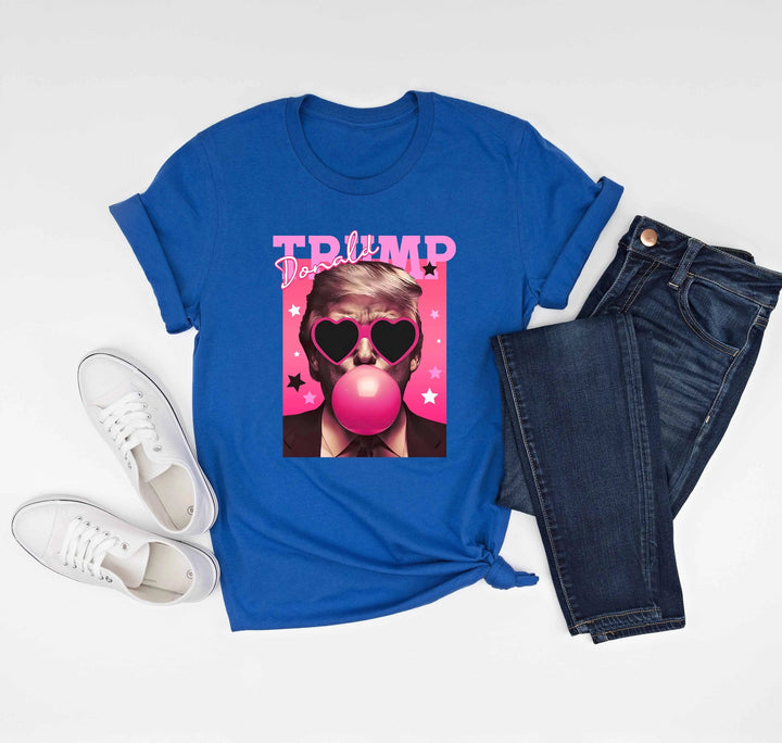 Donald Trump Bubble Gum Shirt | Funny Trump Pink Sunglasses Tee Cypress DTF