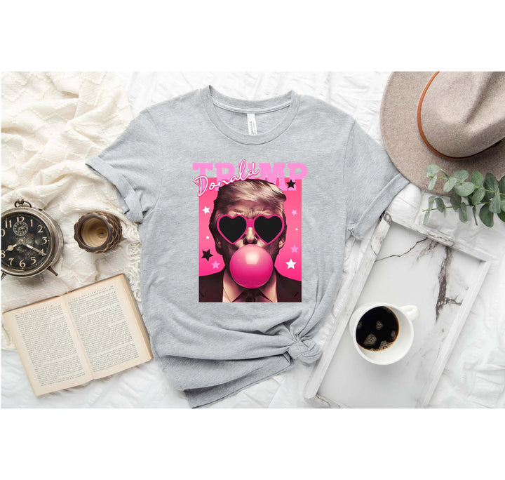 Donald Trump Bubble Gum Shirt | Funny Trump Pink Sunglasses Tee Cypress DTF