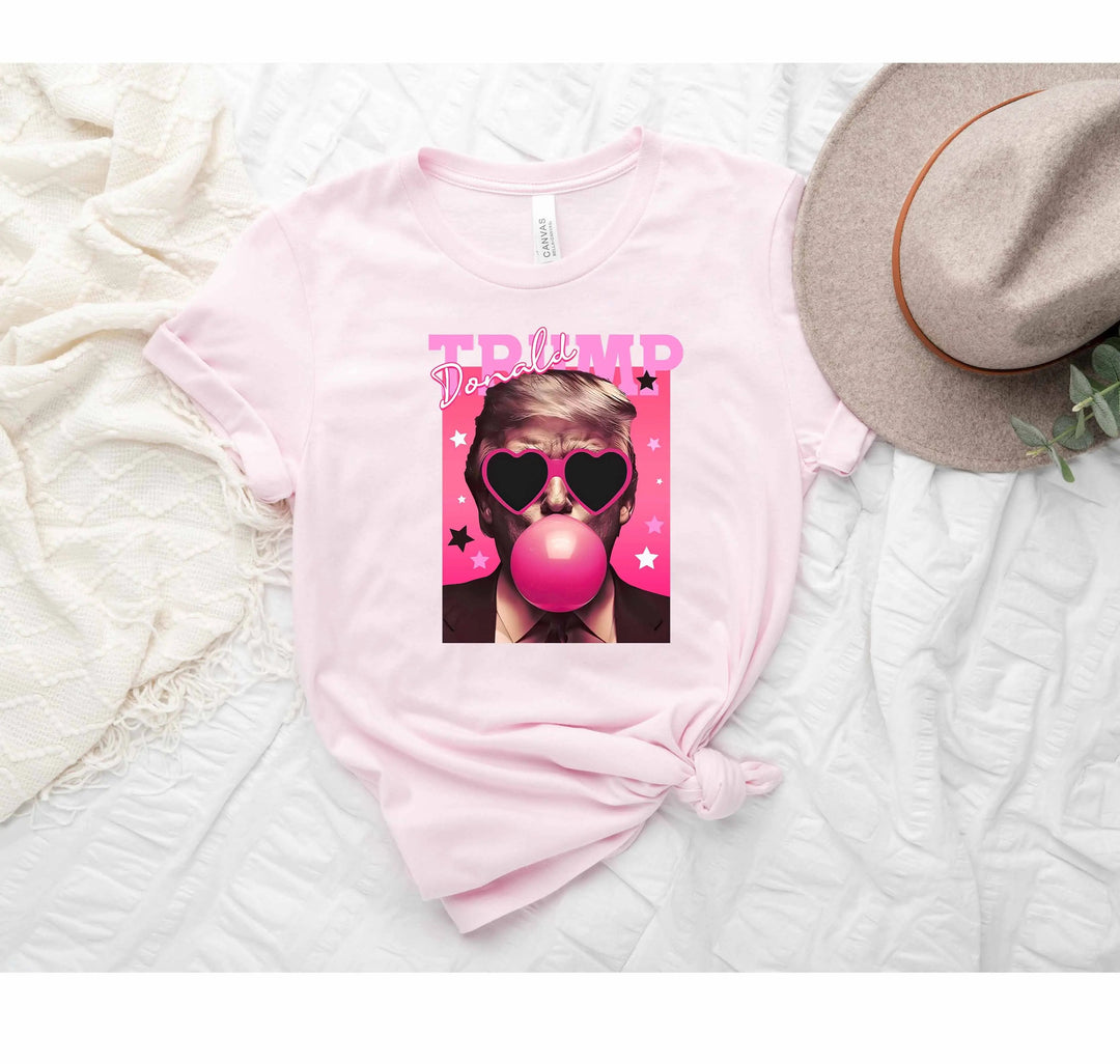 Donald Trump Bubble Gum Shirt | Funny Trump Pink Sunglasses Tee Cypress DTF