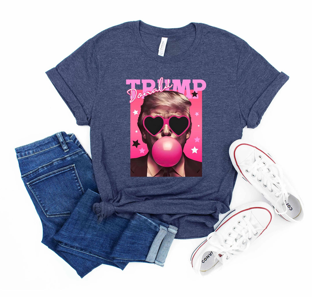 Donald Trump Bubble Gum Shirt | Funny Trump Pink Sunglasses Tee Cypress DTF