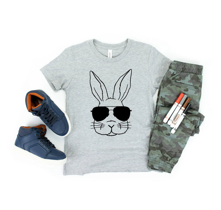 Easter Bunny Shirt - Sunglasses Raglan & Peeps Kids Tee Cypress DTF