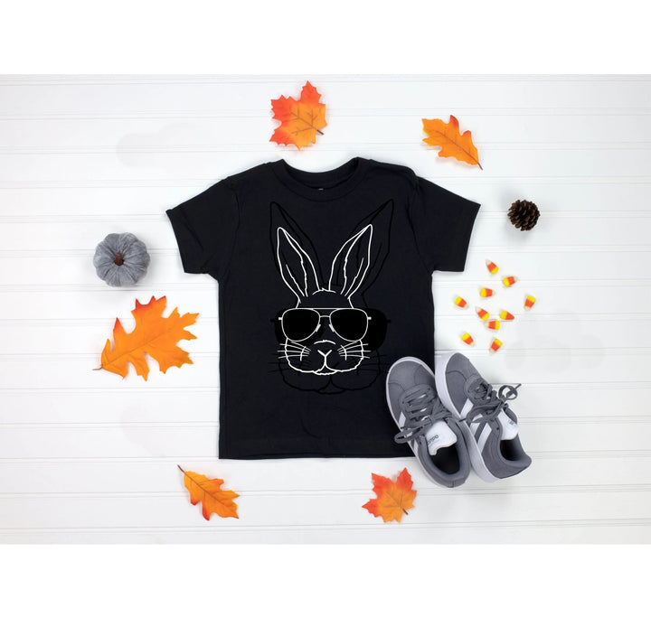 Easter Bunny Shirt - Sunglasses Raglan & Peeps Kids Tee Cypress DTF