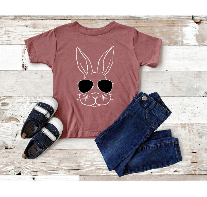 Easter Bunny Shirt - Sunglasses Raglan & Peeps Kids Tee Cypress DTF