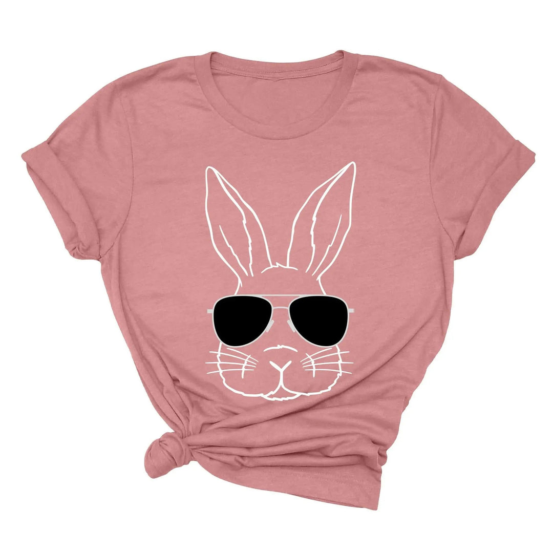 Easter Bunny Shirt - Sunglasses Raglan & Peeps Kids Tee Cypress DTF