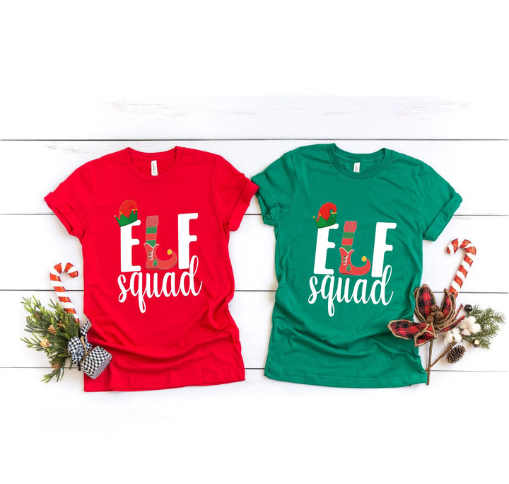 Elf Squad Shirt | Christmas Matching Family Shirts Cypress DTF
