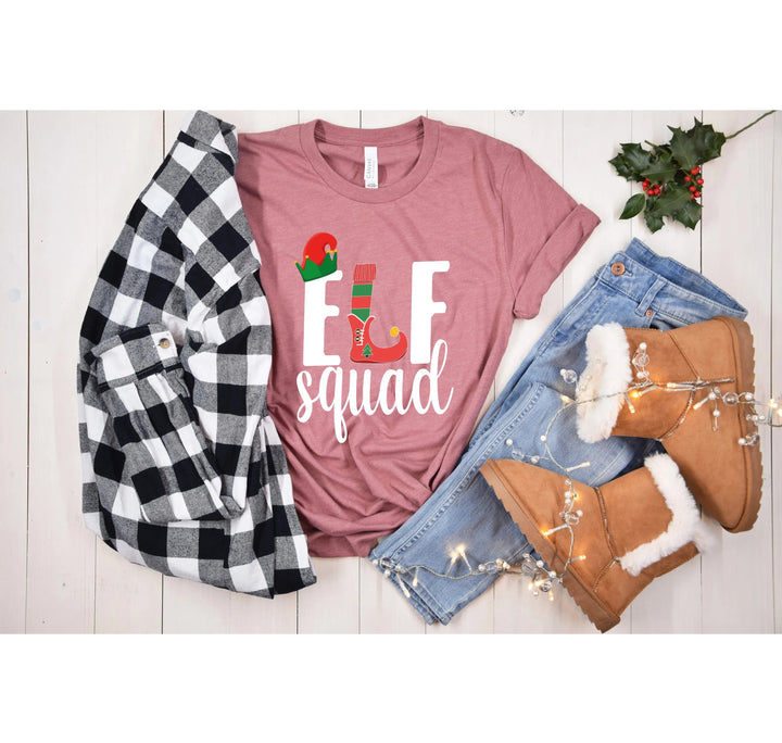 Elf Squad Shirt | Christmas Matching Family Shirts Cypress DTF