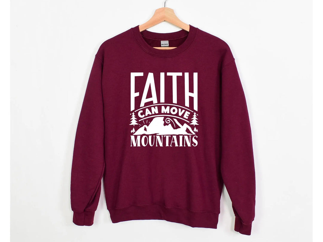 Faith Cross Sweatshirt - Christian Gift | Love & Grace Design Cypress DTF