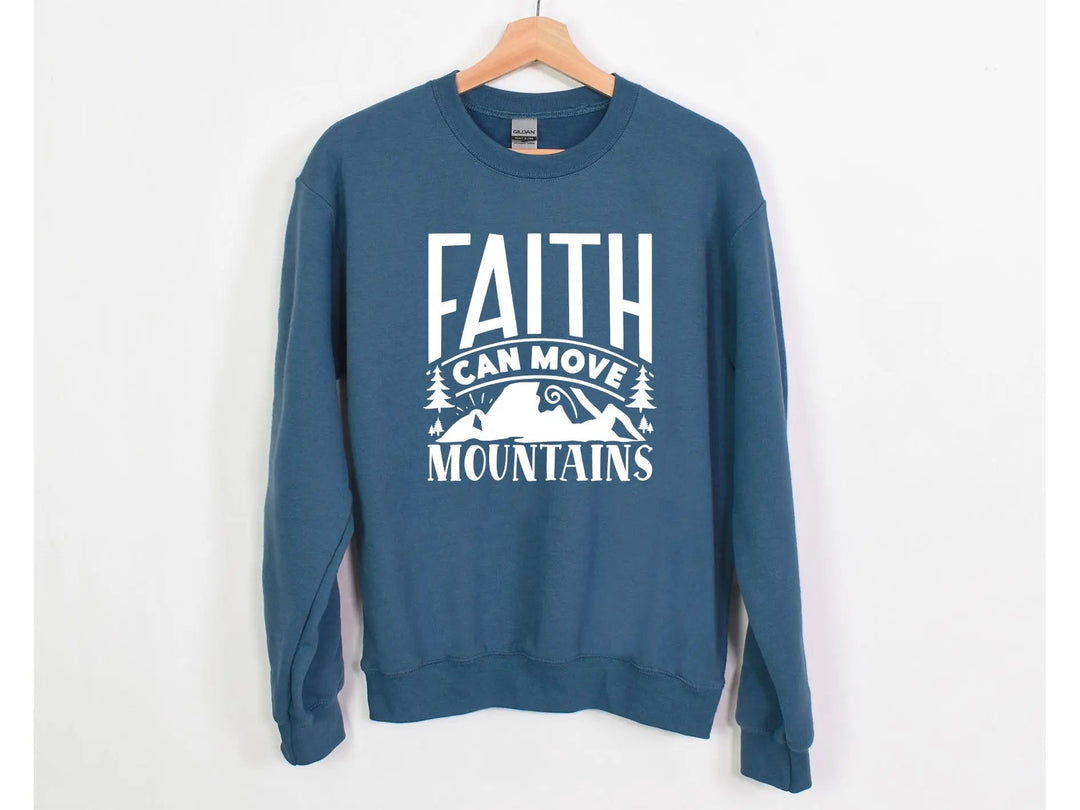 Faith Cross Sweatshirt - Christian Gift | Love & Grace Design Cypress DTF
