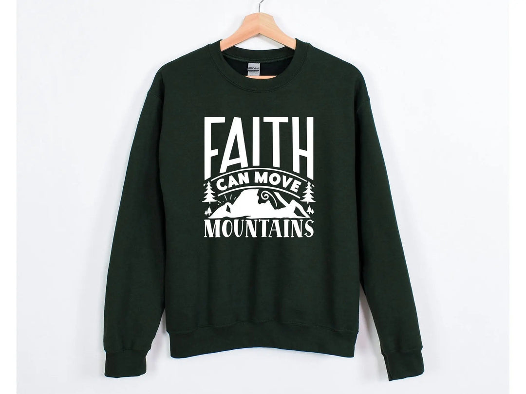 Faith Cross Sweatshirt - Christian Gift | Love & Grace Design Cypress DTF