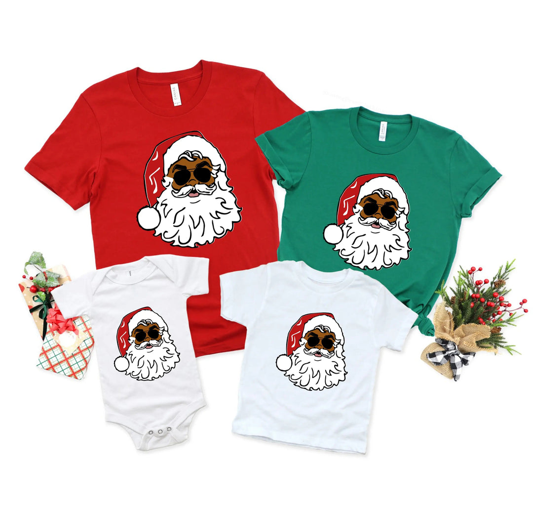 Family Christmas Shirts | African American Melanin Christmas Shirt Cypress DTF