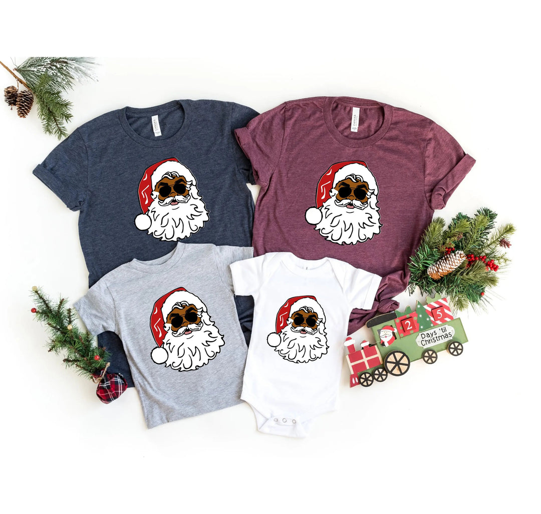 Family Christmas Shirts | African American Melanin Christmas Shirt Cypress DTF