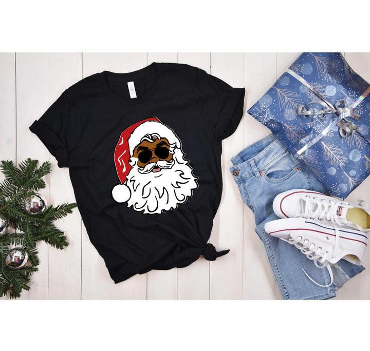 Family Christmas Shirts | African American Melanin Christmas Shirt Cypress DTF