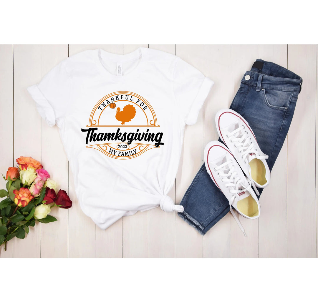 Family Thanksgiving 2025 Shirt | Matching Thanksgiving Shirts Cypress DTF
