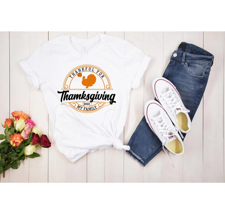 Family Thanksgiving 2025 Shirt | Matching Thanksgiving Shirts Cypress DTF