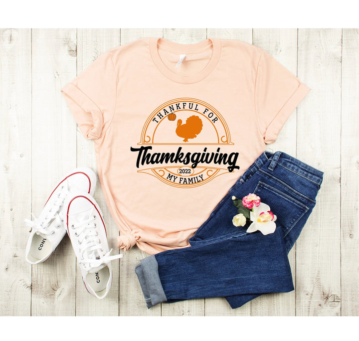 Family Thanksgiving 2025 Shirt | Matching Thanksgiving Shirts Cypress DTF