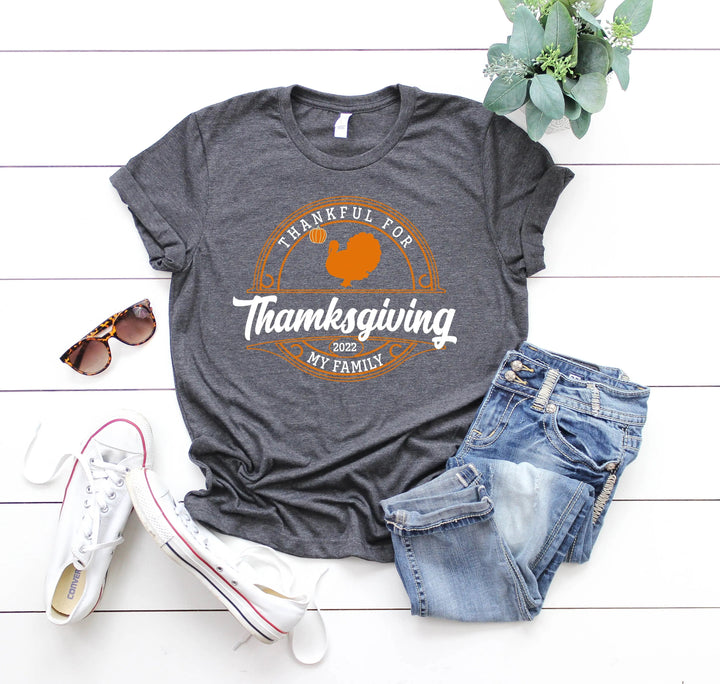 Family Thanksgiving 2025 Shirt | Matching Thanksgiving Shirts Cypress DTF