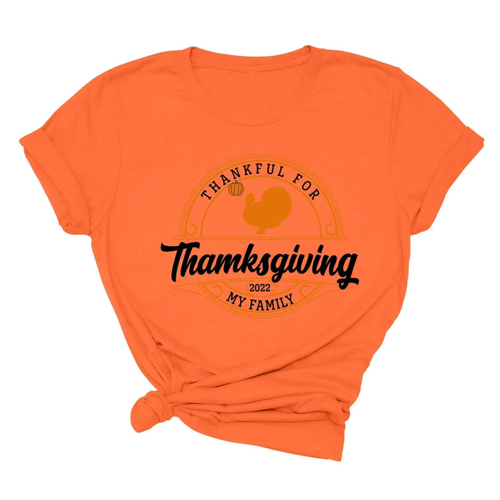 Family Thanksgiving 2025 Shirt | Matching Thanksgiving Shirts Cypress DTF