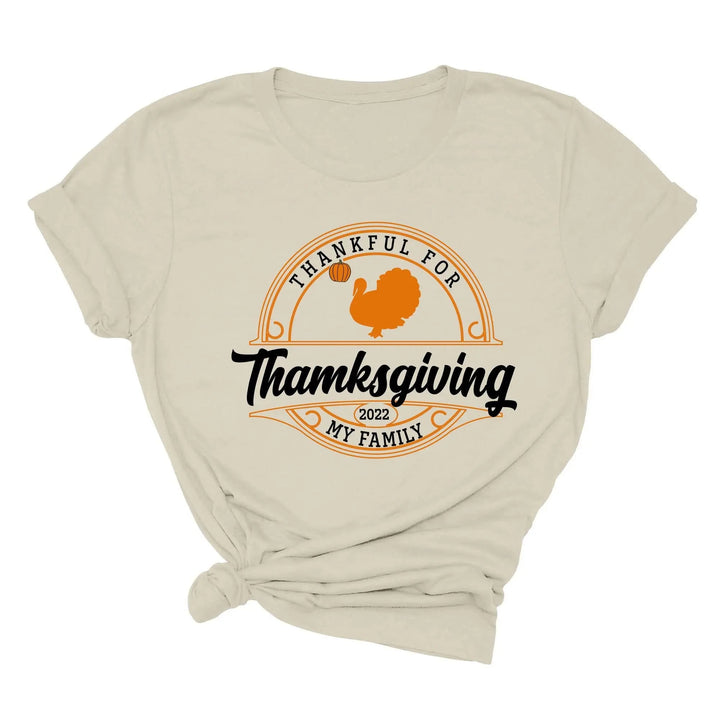 Family Thanksgiving 2025 Shirt | Matching Thanksgiving Shirts Cypress DTF