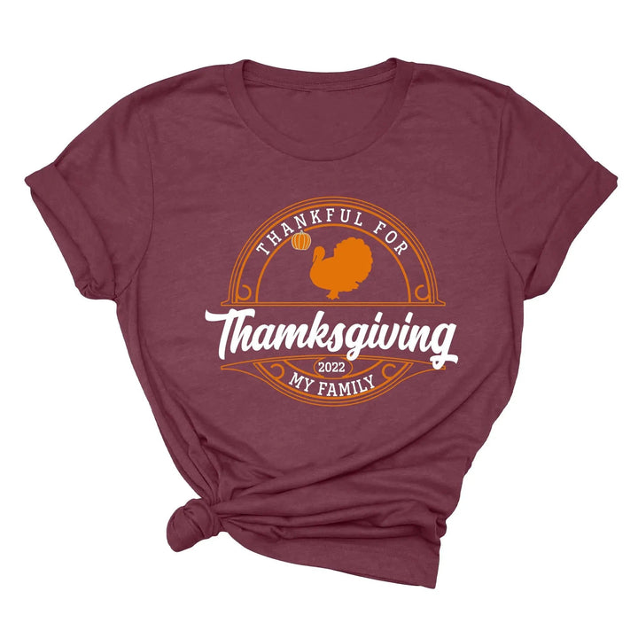 Family Thanksgiving 2025 Shirt | Matching Thanksgiving Shirts Cypress DTF