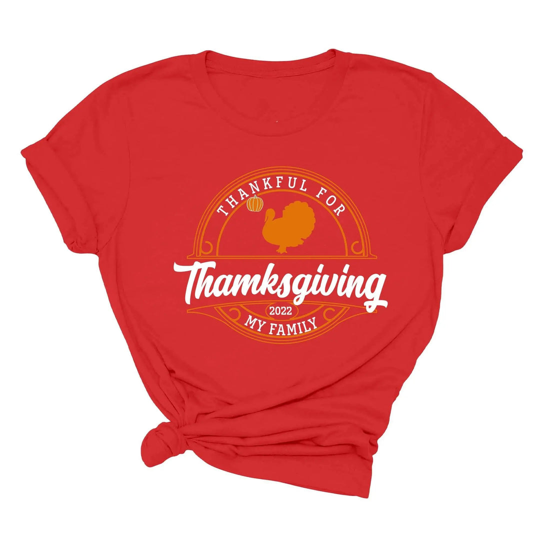 Family Thanksgiving 2025 Shirt | Matching Thanksgiving Shirts Cypress DTF