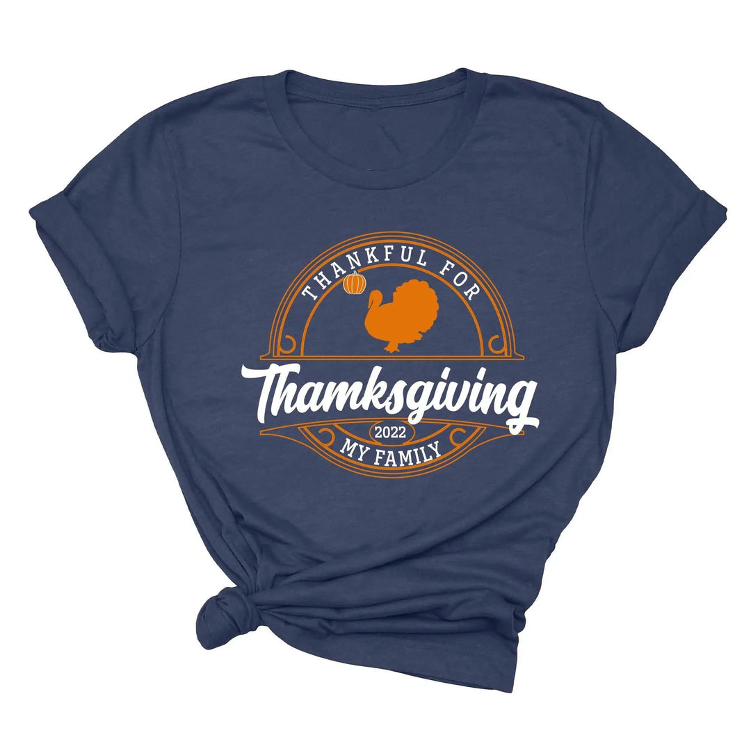 Family Thanksgiving 2025 Shirt | Matching Thanksgiving Shirts Cypress DTF