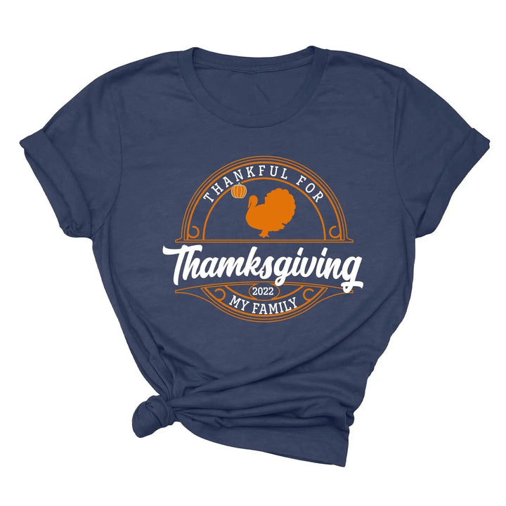 Family Thanksgiving 2025 Shirt | Matching Thanksgiving Shirts Cypress DTF