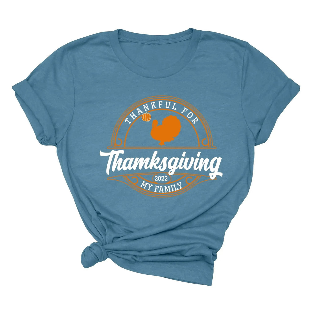 Family Thanksgiving 2025 Shirt | Matching Thanksgiving Shirts Cypress DTF