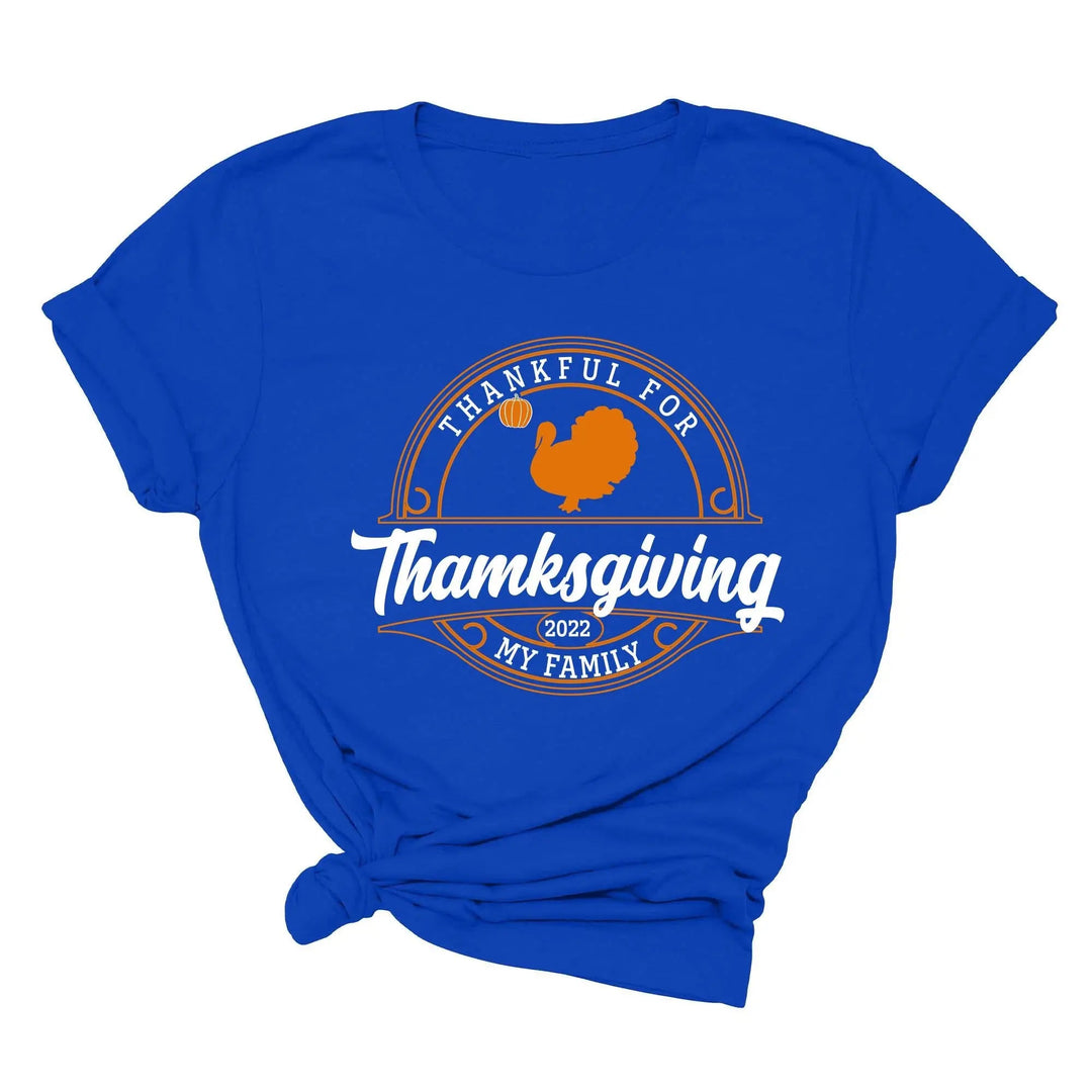 Family Thanksgiving 2025 Shirt | Matching Thanksgiving Shirts Cypress DTF