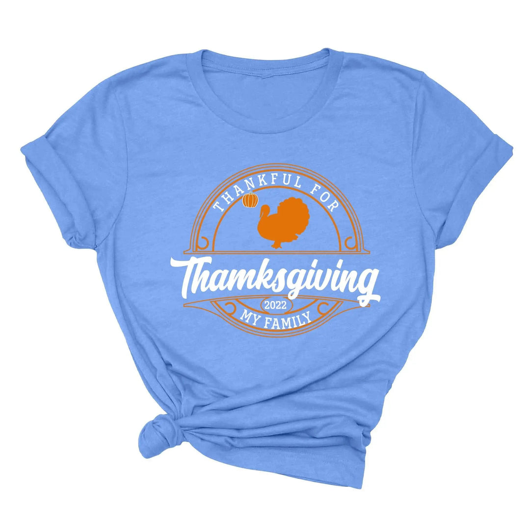 Family Thanksgiving 2025 Shirt | Matching Thanksgiving Shirts Cypress DTF