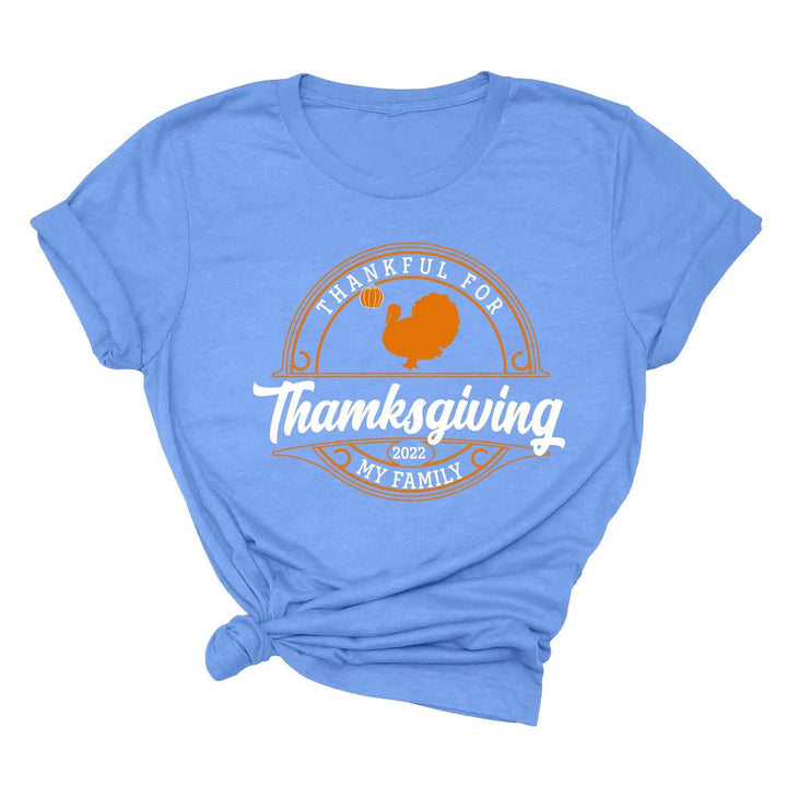 Family Thanksgiving 2025 Shirt | Matching Thanksgiving Shirts Cypress DTF
