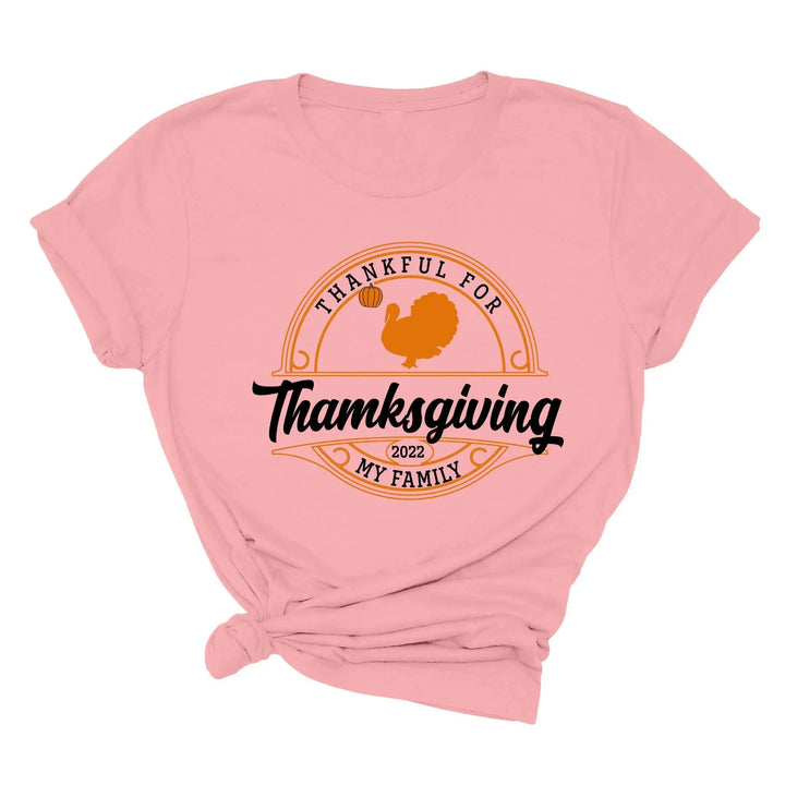 Family Thanksgiving 2025 Shirt | Matching Thanksgiving Shirts Cypress DTF