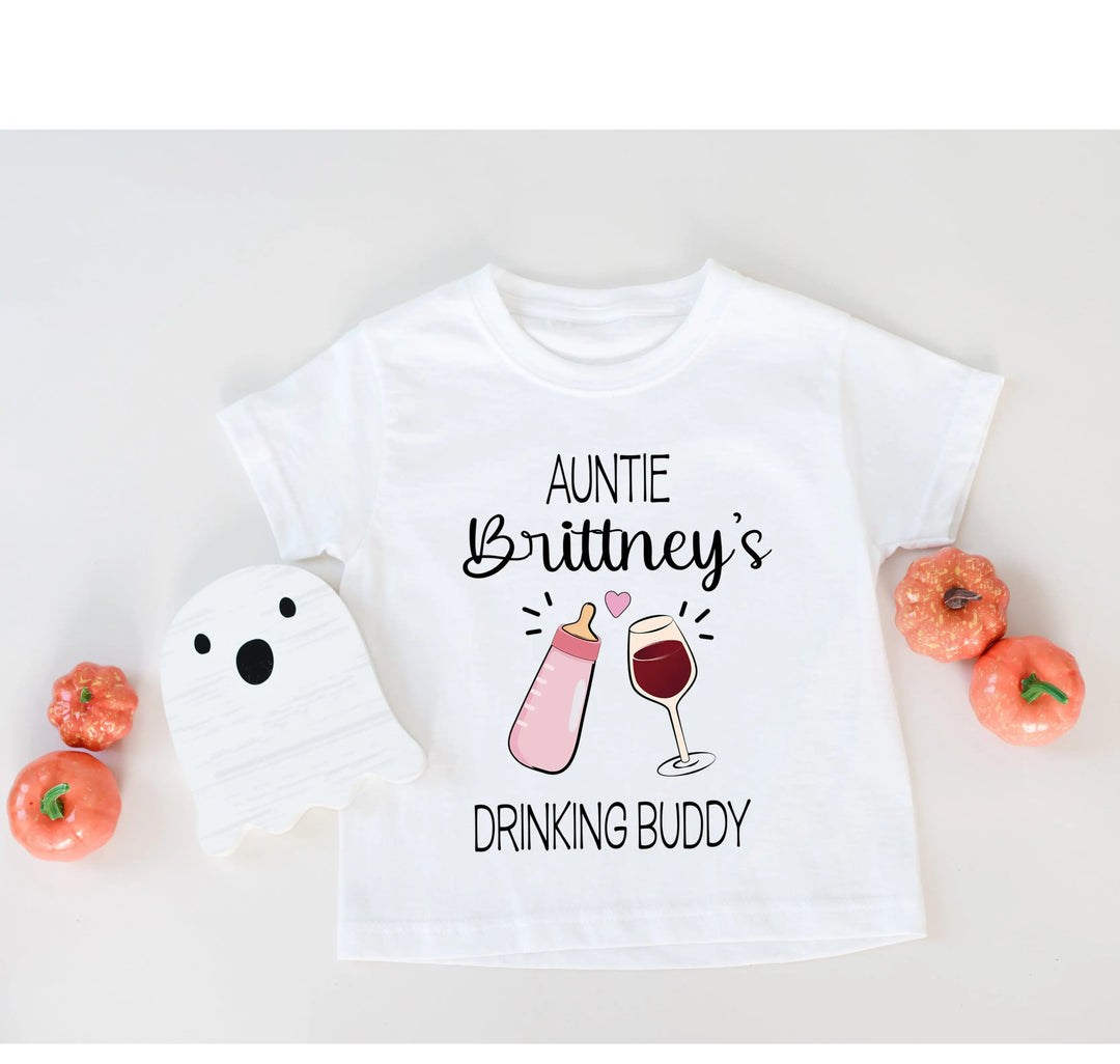 Funny Auntie Baby Bodysuit - Custom Gift from Auntie Cypress DTF