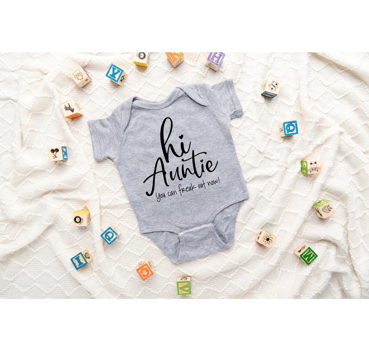 Funny Auntie Baby Bodysuit - Pregnancy Reveal & Sister Gift Cypress DTF
