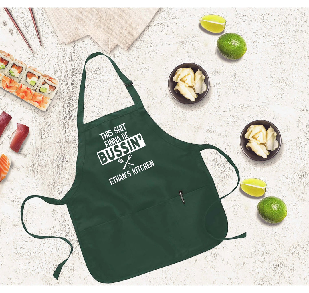 Funny Custom Apron for Men - Personalized Grill Apron, Gift Idea Cypress DTF