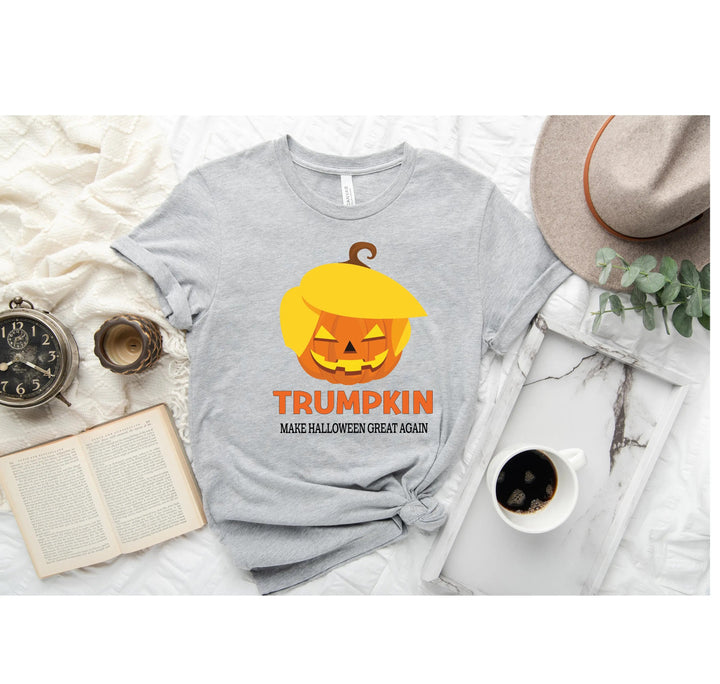 Funny Halloween Trumpkin Shirt | Make Halloween Great Again Trump 2025 Tee Cypress DTF