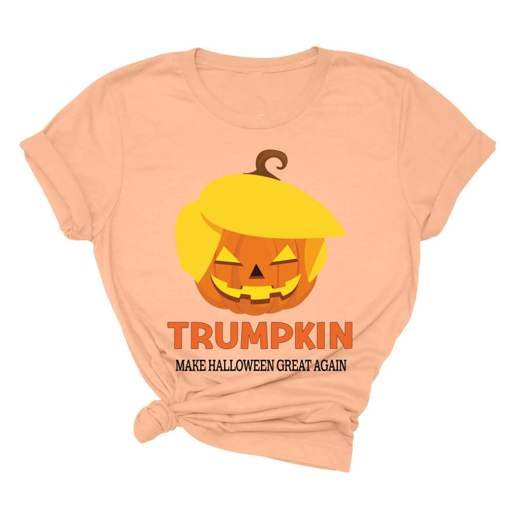 Funny Halloween Trumpkin Shirt | Make Halloween Great Again Trump 2025 Tee Cypress DTF