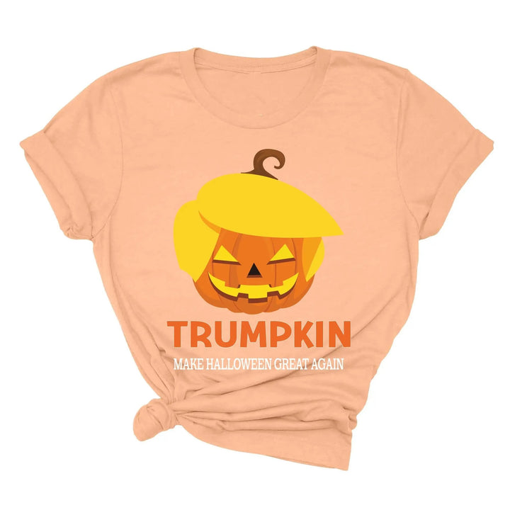 Funny Halloween Trumpkin Shirt | Make Halloween Great Again Trump 2025 Tee Cypress DTF