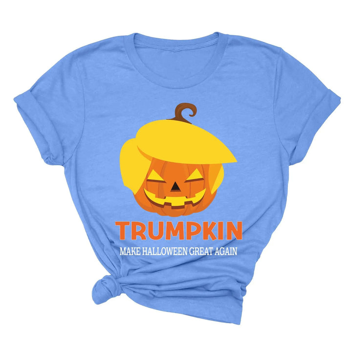 Funny Halloween Trumpkin Shirt | Make Halloween Great Again Trump 2025 Tee Cypress DTF