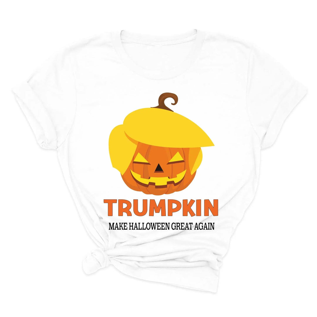Funny Halloween Trumpkin Shirt | Make Halloween Great Again Trump 2025 Tee Cypress DTF