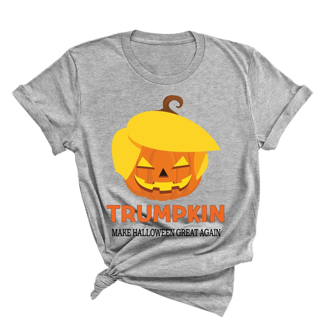 Funny Halloween Trumpkin Shirt | Make Halloween Great Again Trump 2025 Tee Cypress DTF