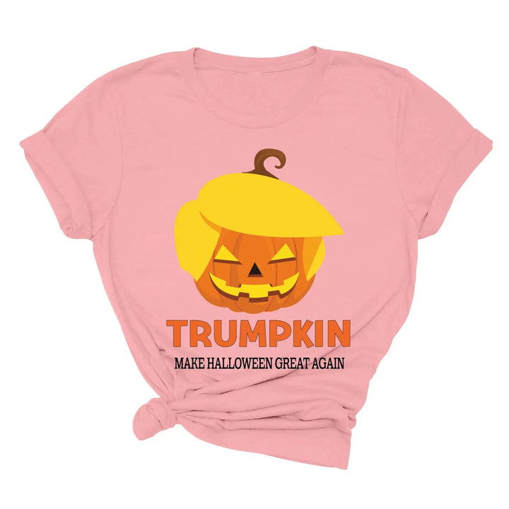 Funny Halloween Trumpkin Shirt | Make Halloween Great Again Trump 2025 Tee Cypress DTF